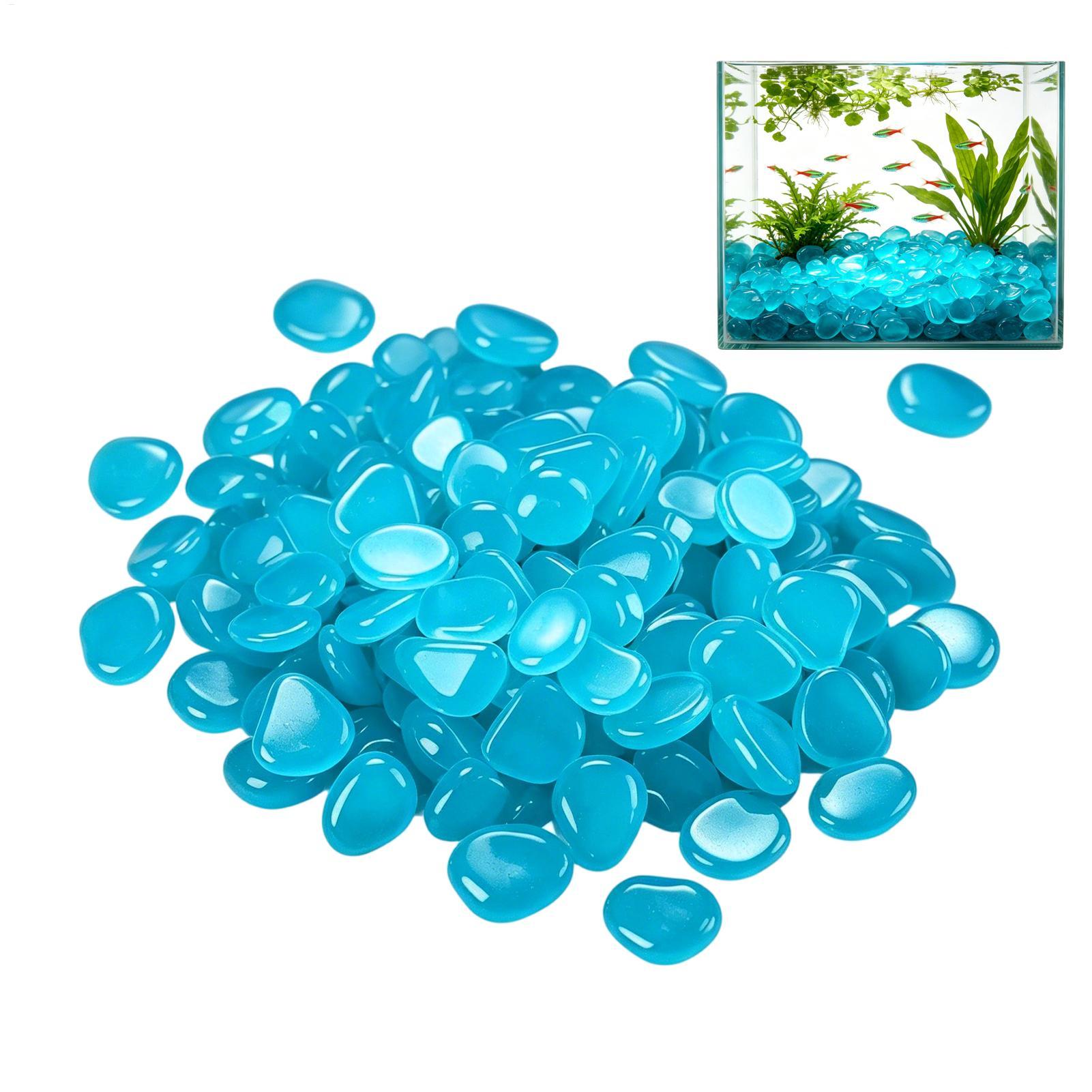 Fish Tank Gravel - 300 szt. Świecące w ciemności kamienie