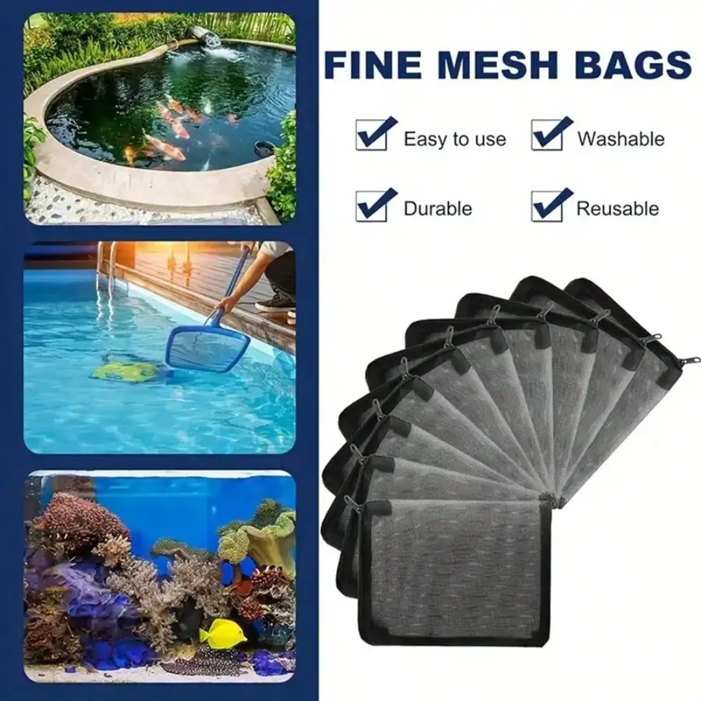 Aquarium Fish Keeping - 10 sztuk – wytrzymałe, oddychające, czarne