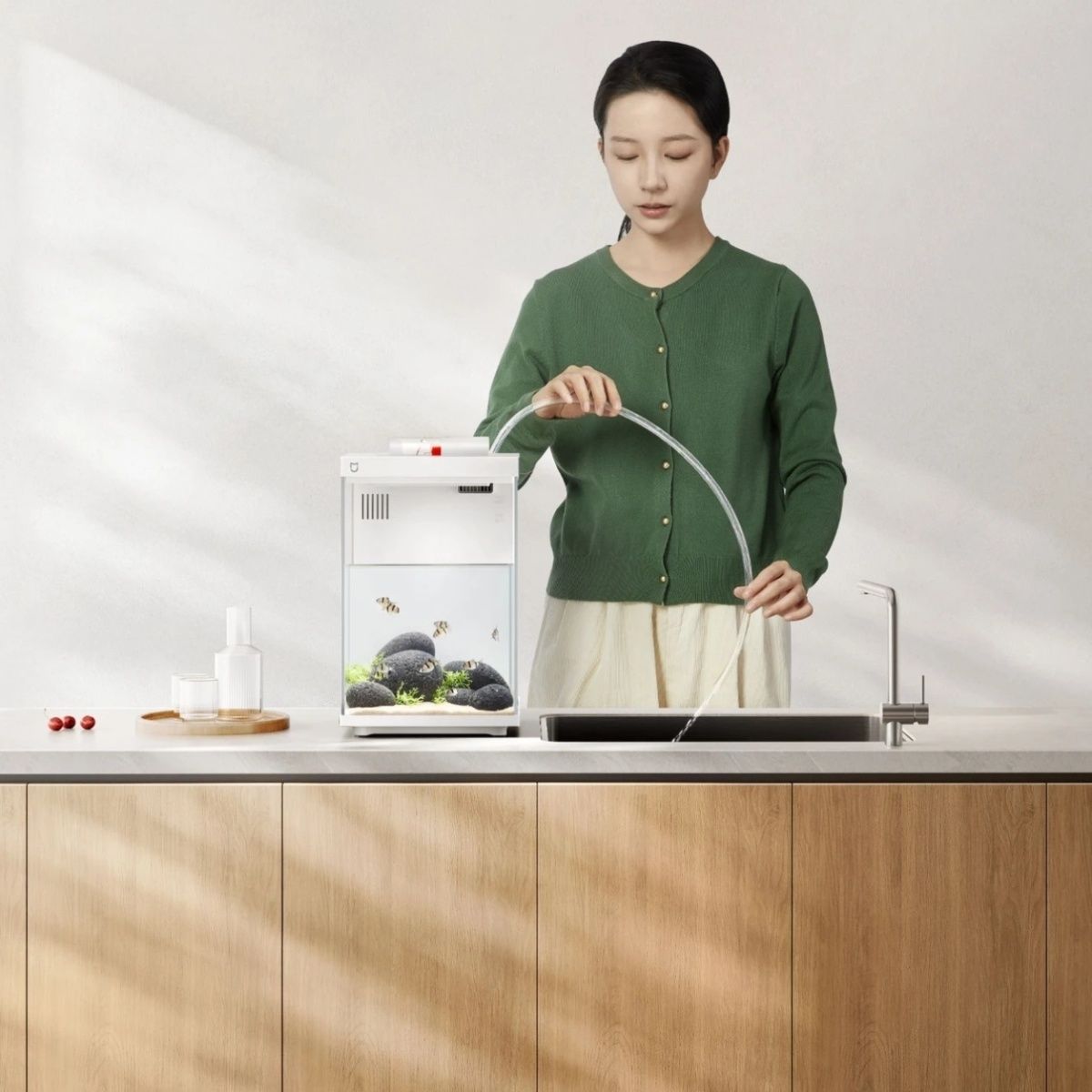 Mijia Smart Desktop Aquarium 1 – Xiaomi Aquarium Fish Tank recenzja i cena