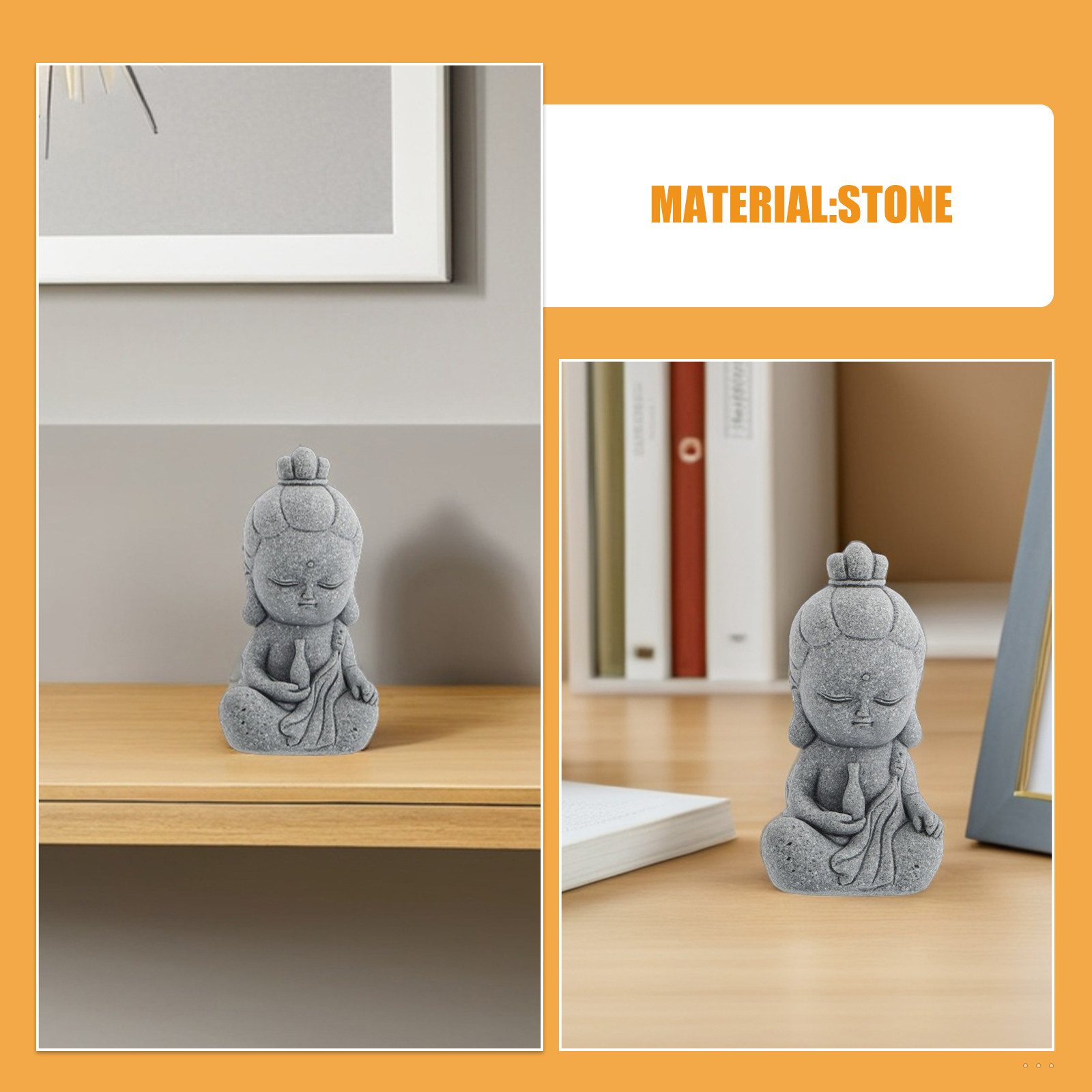 Mała, piaskowa statuetka Buddy – Aquarium Decor recenzja i cena
