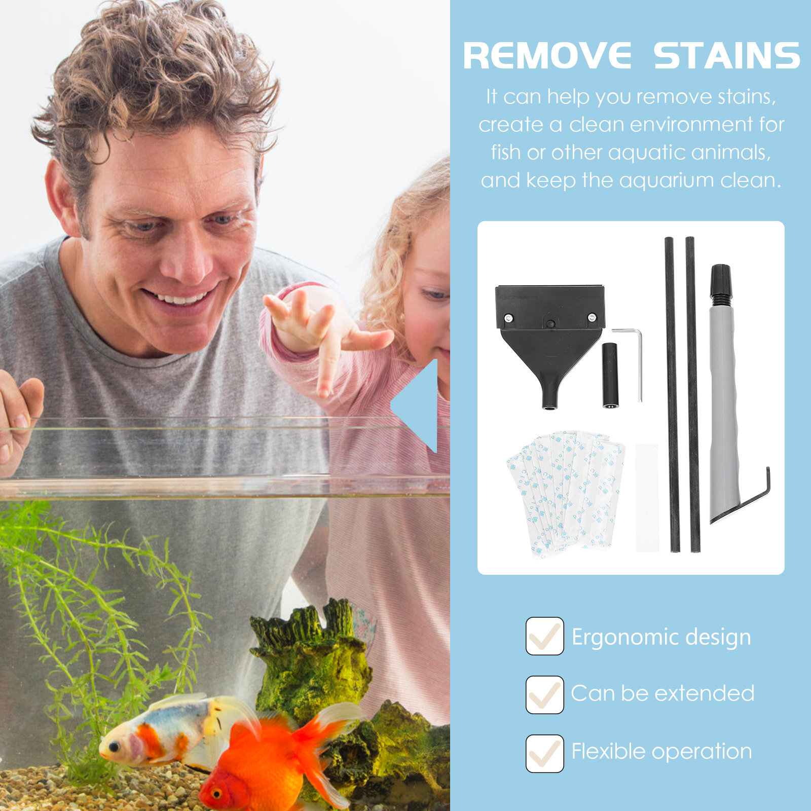 Skrobak do czyszczenia akwariu – Aquarium Fish Keeping recenzja i cena