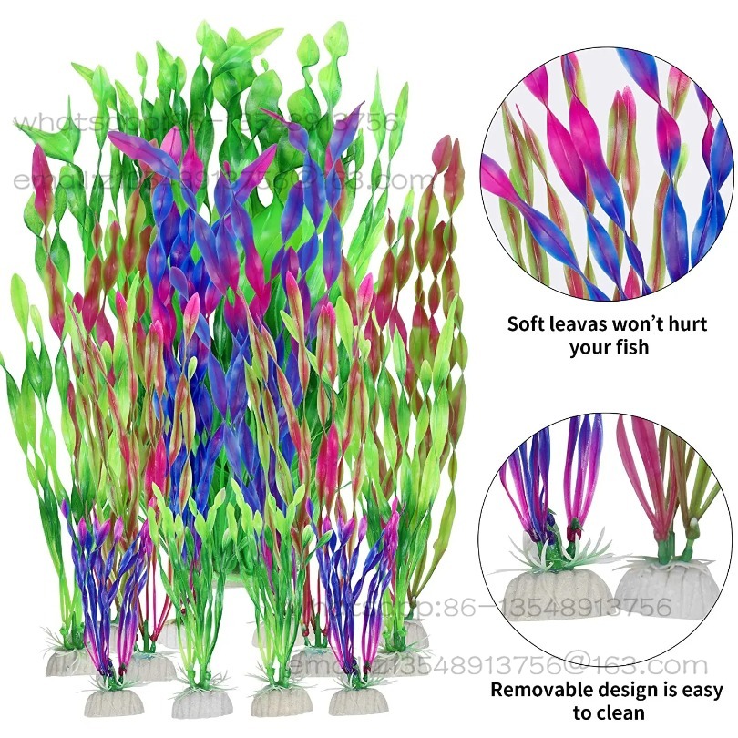 5/10 szt. Plastikowe rośliny a – Aquarium Plants recenzja i cena